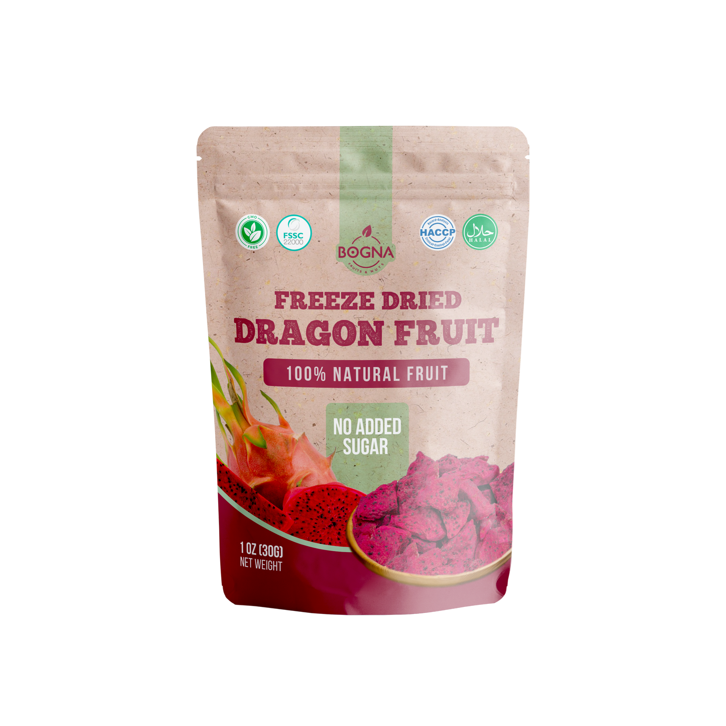 Freeze Dried Dragon Fruit