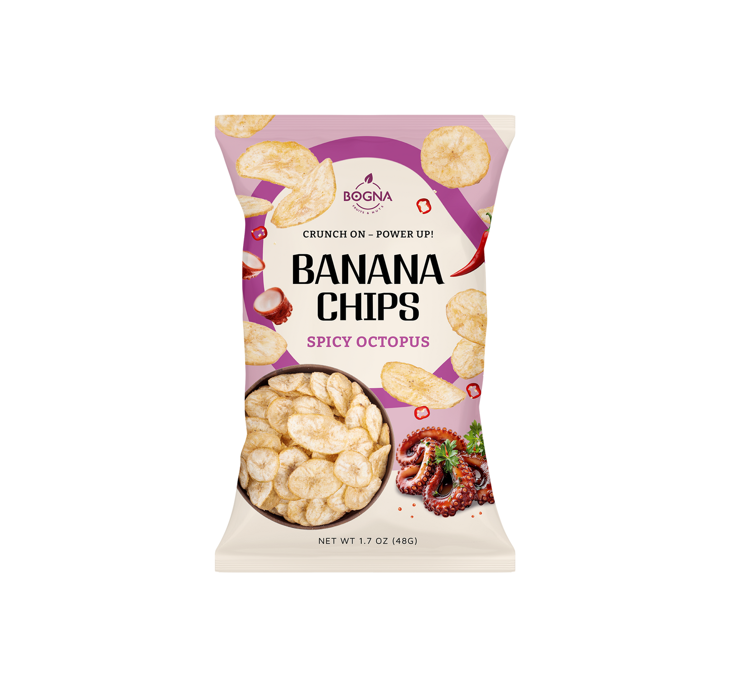 Banana Chips Spicy Octopus