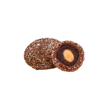 Dattel mit Kokosschokolade & Mandel
